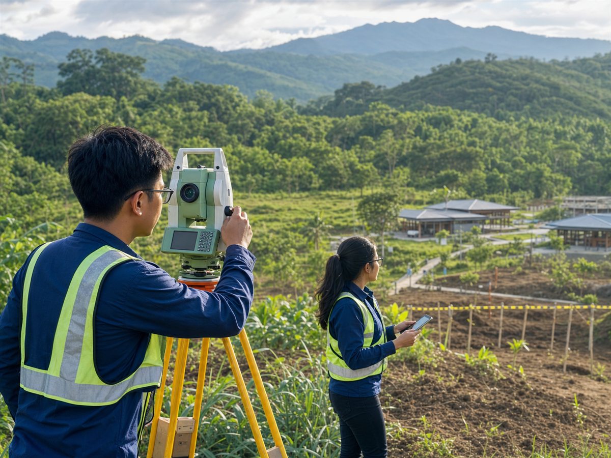 SYLORA engineering professionals conducting a field survey